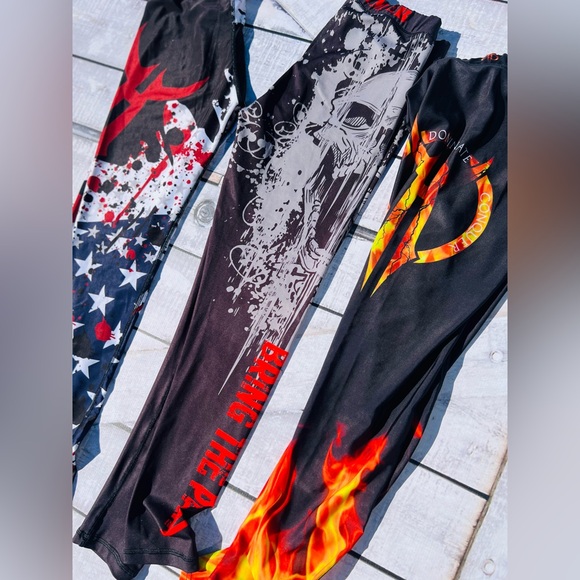 War Hammer women’s bodybuilding/ workout / fitness leggings. New without tags. M - Picture 3 of 11